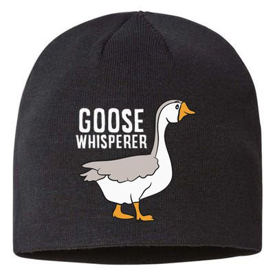 Goose Whisperer Love Goose Bird Lover Gift Funny Goose Sustainable Beanie