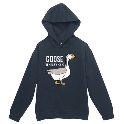 Goose Whisperer Love Goose Bird Lover Gift Funny Goose Urban Pullover Hoodie