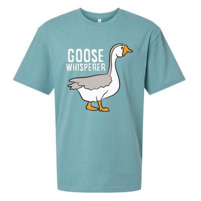 Goose Whisperer Love Goose Bird Lover Gift Funny Goose Sueded Cloud Jersey T-Shirt