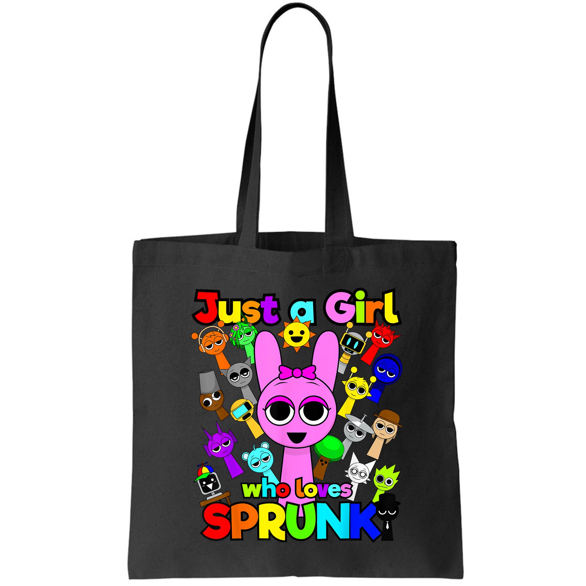Girl who loves Sprunki for Birthday Decoration Wenda Pinki  Bag