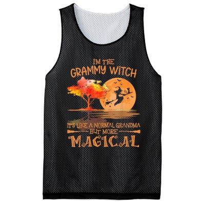 Grammy Witch Like Normal Grandma Buy Magical Halloween Mesh Reversible Basketball Jersey Tank