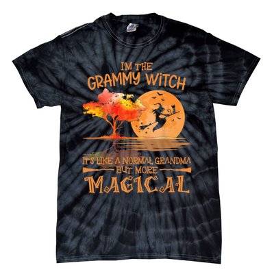 Grammy Witch Like Normal Grandma Buy Magical Halloween Tie-Dye T-Shirt