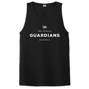 G.U.A.R.D.I.A.N.S White Logo And Text PosiCharge Competitor Tank