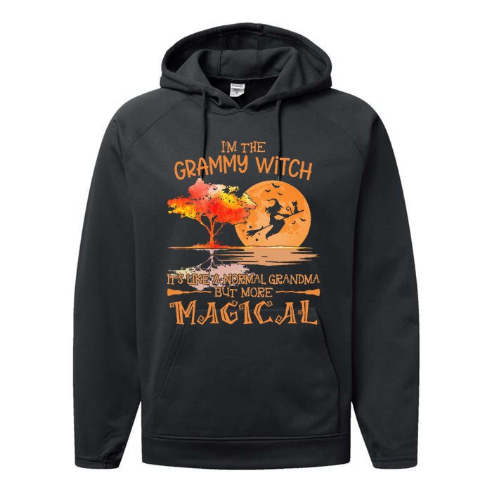 Grammy Witch Like Normal Grandma Buy Magical Halloween Performance Fleece Hoodie