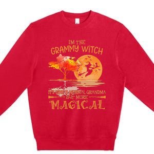 Grammy Witch Like Normal Grandma Buy Magical Halloween Premium Crewneck Sweatshirt