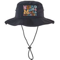 Groovy Weird Moms Build Character, Overstimulated Mom Legacy Cool Fit Booney Bucket Hat