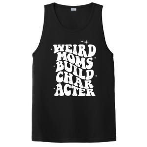 Groovy Weird Moms Build Character, Overstimulated Mom PosiCharge Competitor Tank