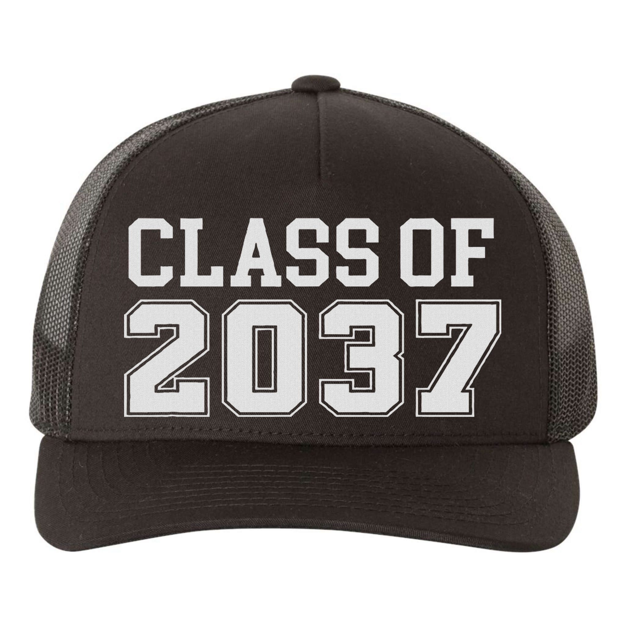 Grow With Me Class Of 2037 Kindergarten To Graduation Yupoong Adult 5-Panel Trucker Hat