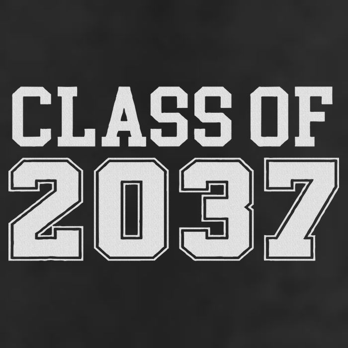 Grow With Me Class Of 2037 Kindergarten To Graduation 25L Jumbo Tote