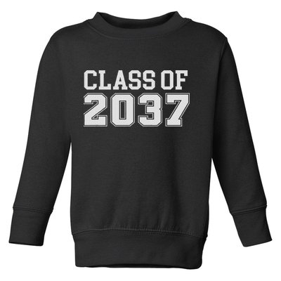 Grow With Me Class Of 2037 Kindergarten To Graduation Toddler Sweatshirt
