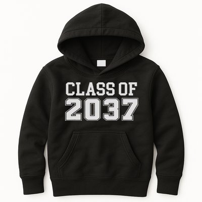 Grow With Me Class Of 2037 Kindergarten To Graduation Kids Hoodie