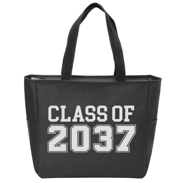 Grow With Me Class Of 2037 Kindergarten To Graduation Zip Tote Bag