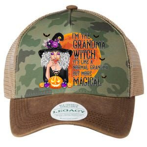 Grandma Witch More Magical And Awesome Halloween Nana Gift Legacy Tie Dye Trucker Hat