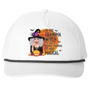 Grandma Witch More Magical And Awesome Halloween Nana Gift Snapback Five-Panel Rope Hat