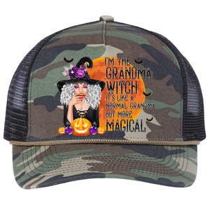 Grandma Witch More Magical And Awesome Halloween Nana Gift Retro Rope Trucker Hat Cap