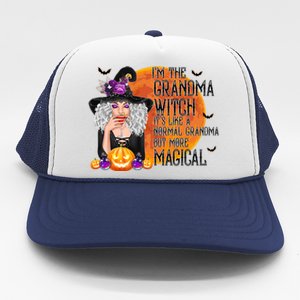 Grandma Witch More Magical And Awesome Halloween Nana Gift Trucker Hat