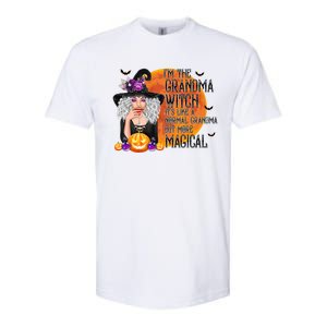 Grandma Witch More Magical And Awesome Halloween Nana Gift Softstyle CVC T-Shirt