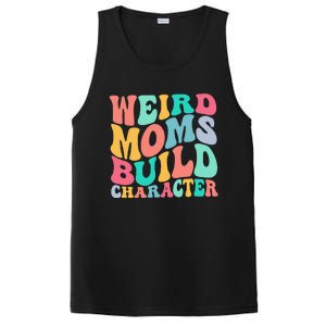 Groovy Weird Moms Build Character, Overstimulated Mom PosiCharge Competitor Tank