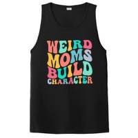 Groovy Weird Moms Build Character, Overstimulated Mom PosiCharge Competitor Tank