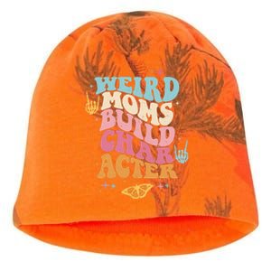 Groovy Weird Moms Build Character, Overstimulated Mom Kati - Camo Knit Beanie