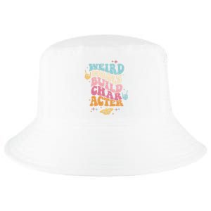 Groovy Weird Moms Build Character, Overstimulated Mom Cool Comfort Performance Bucket Hat