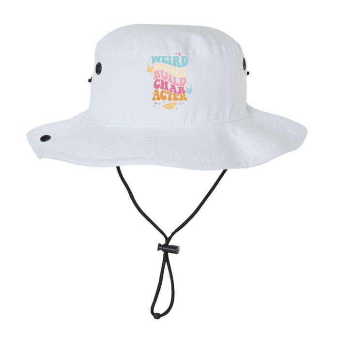 Groovy Weird Moms Build Character, Overstimulated Mom Legacy Cool Fit Booney Bucket Hat