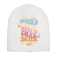 Groovy Weird Moms Build Character, Overstimulated Mom Short Acrylic Beanie