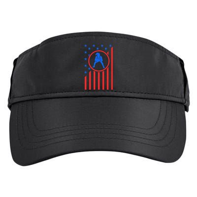 Girls Wrestling Mom  Wrestler Female Wrestle USA Flag  Adult Drive Performance Visor