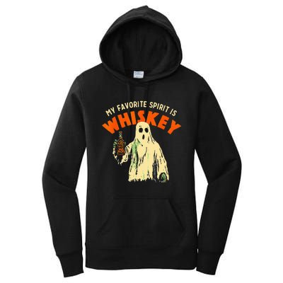 Ghost Whiskey My Favorite Spirit Is Whiskey Ghost Women's Pullover Hoodie