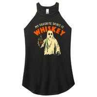 Ghost Whiskey My Favorite Spirit Is Whiskey Ghost Women's Perfect Tri Rocker Tank