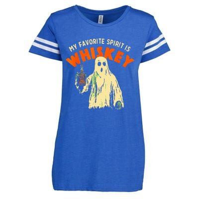 Ghost Whiskey My Favorite Spirit Is Whiskey Ghost Enza Ladies Jersey Football T-Shirt