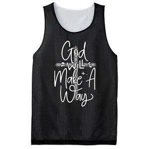 God Will Make A Way Mesh Reversible Basketball Jersey Tank