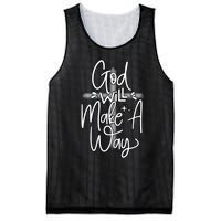 God Will Make A Way Mesh Reversible Basketball Jersey Tank