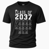 Grow With Me Class Of 2037 Handprint Kindergarten Graduation Cooling Performance Crew T-Shirt