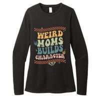 Groovy Weird Moms Build Character Mother's Day Womens CVC Long Sleeve Shirt