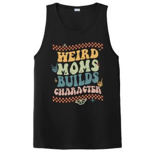 Groovy Weird Moms Build Character Mother's Day PosiCharge Competitor Tank