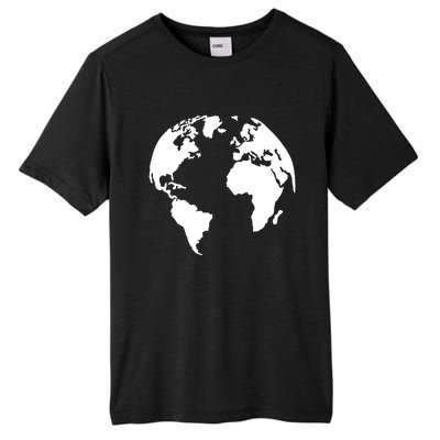 Globe World Map Gift Tall Fusion ChromaSoft Performance T-Shirt