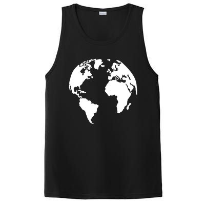 Globe World Map Gift PosiCharge Competitor Tank