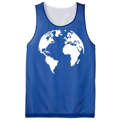 Globe World Map Gift Mesh Reversible Basketball Jersey Tank