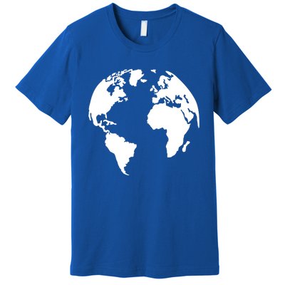 Globe World Map Gift Premium T-Shirt