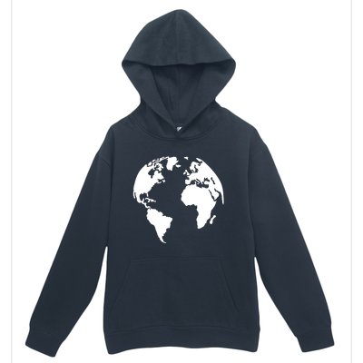 Globe World Map Gift Urban Pullover Hoodie