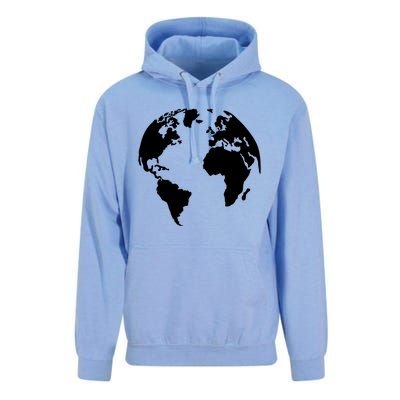 Globe World Map Gift Unisex Surf Hoodie