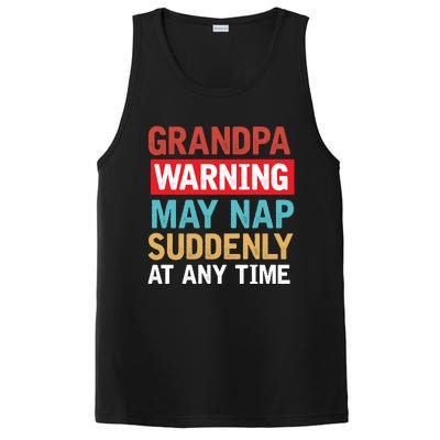 Grandpa Warning May Nap Suddenly Gift Vintage PosiCharge Competitor Tank