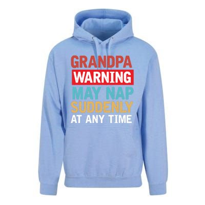 Grandpa Warning May Nap Suddenly Gift Vintage Unisex Surf Hoodie