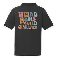 Groovy Weird Moms Build Character Funny , Overstimulated Mom (Back) PosiCharge RacerMesh Polo