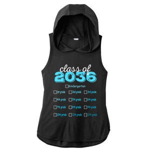 Grow With Me 2036 Hello First Day Of Kindergarten Vibes Ladies PosiCharge Tri-Blend Wicking Draft Hoodie Tank