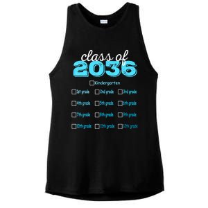 Grow With Me 2036 Hello First Day Of Kindergarten Vibes Ladies PosiCharge Tri-Blend Wicking Tank