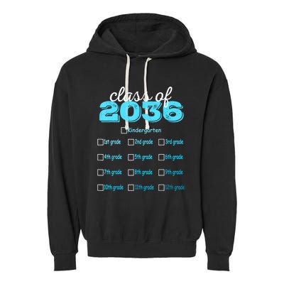 Grow With Me 2036 Hello First Day Of Kindergarten Vibes Garment-Dyed Fleece Hoodie