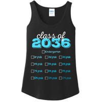 Grow With Me 2036 Hello First Day Of Kindergarten Vibes Ladies Essential Tank