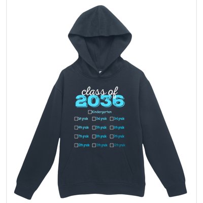 Grow With Me 2036 Hello First Day Of Kindergarten Vibes Urban Pullover Hoodie